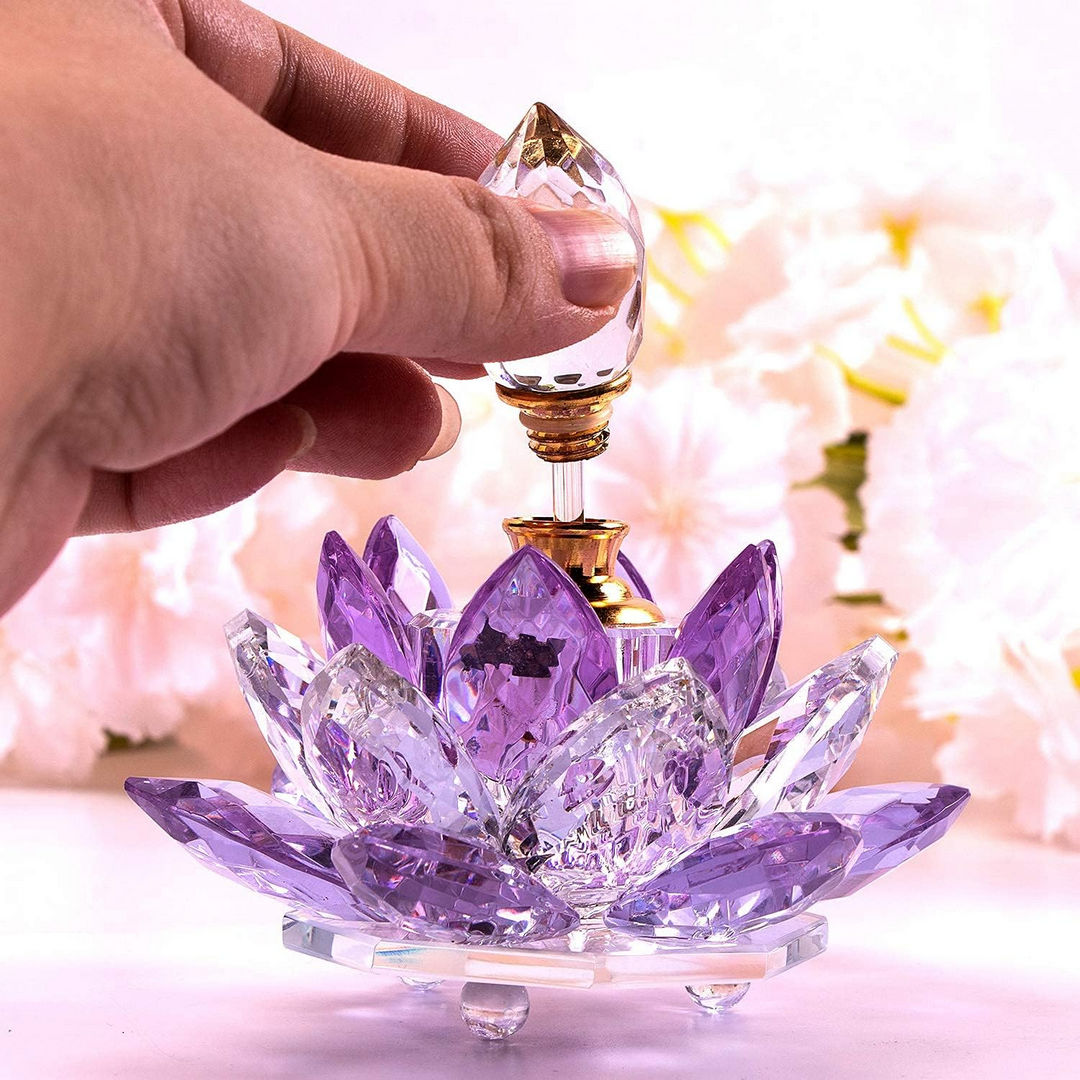 Gaira® Lahvička na parfém Lotus 41153 7ml, Barva modrá