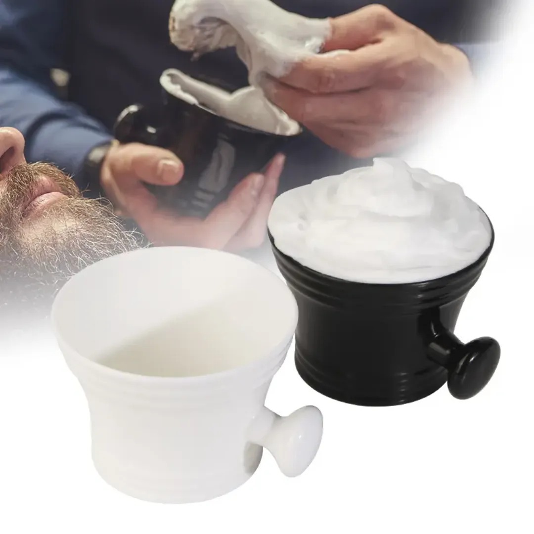 Gaira® Miska na holení s rukojetí M12, Barva černá