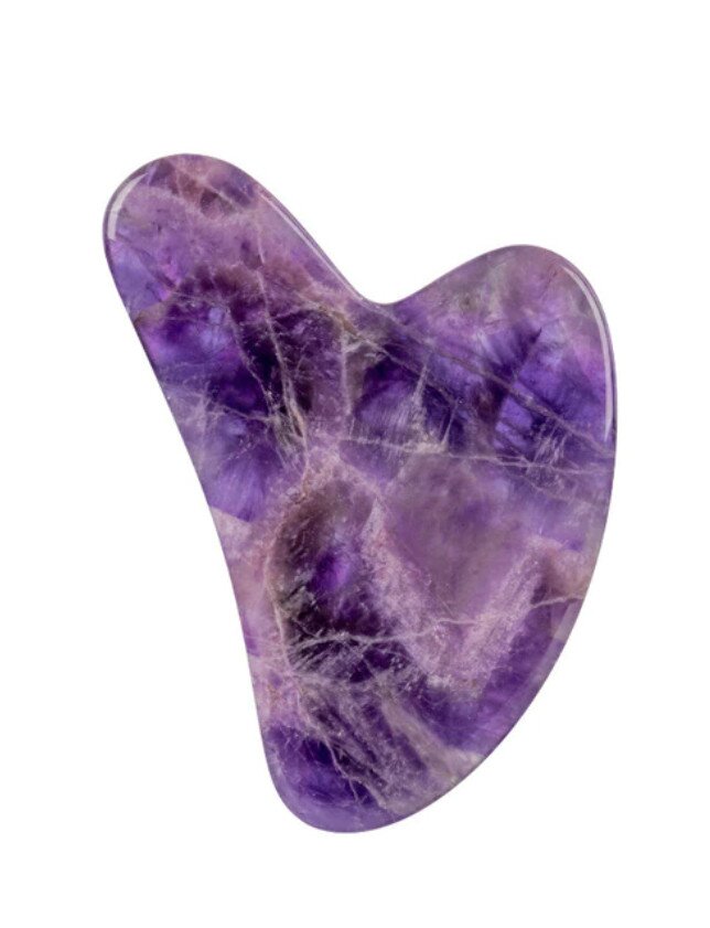 Gaira® Masážní kámen Gua Sha Ametyst 40820-21