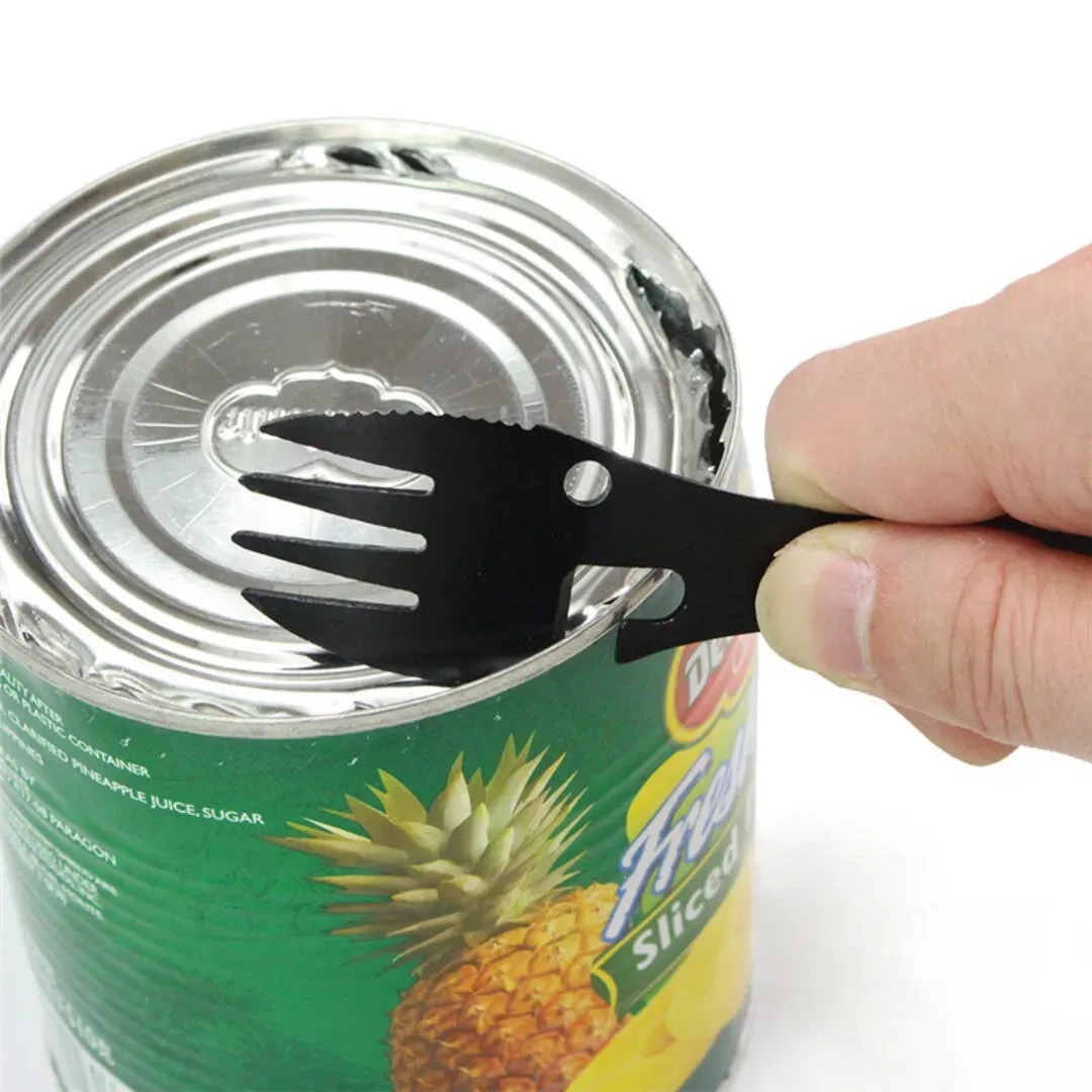 Gaira® Příbor Outdoor 5in1, Barva stříbrná