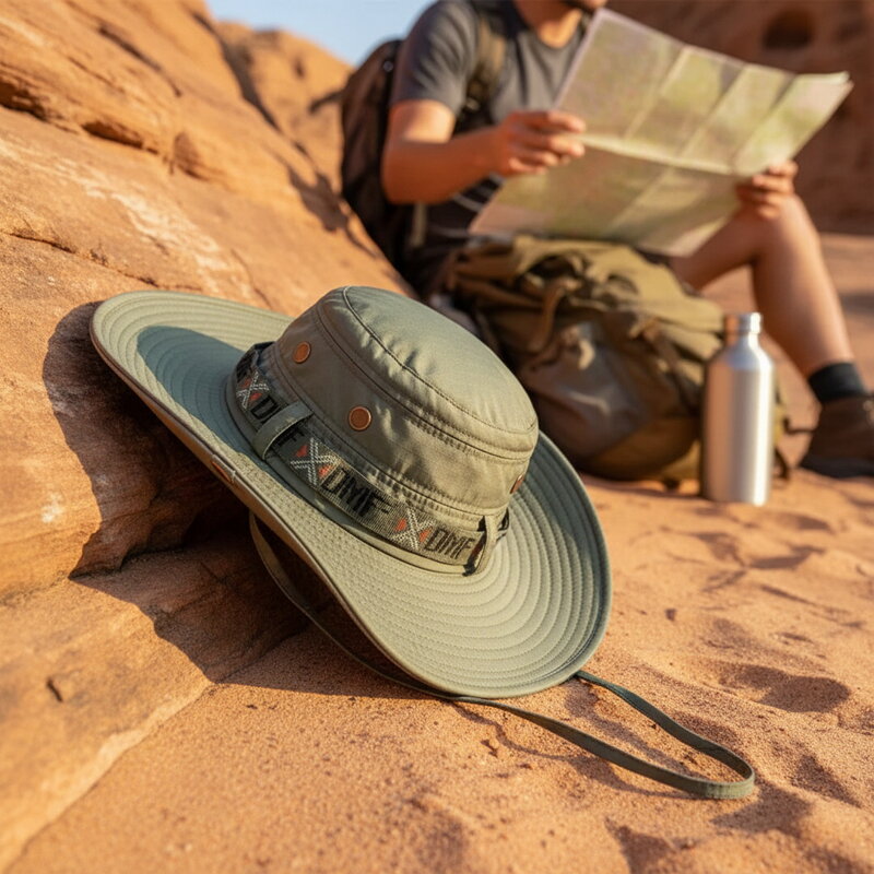 Gaira® Outdoorový klobouk 7026, Barva krémová