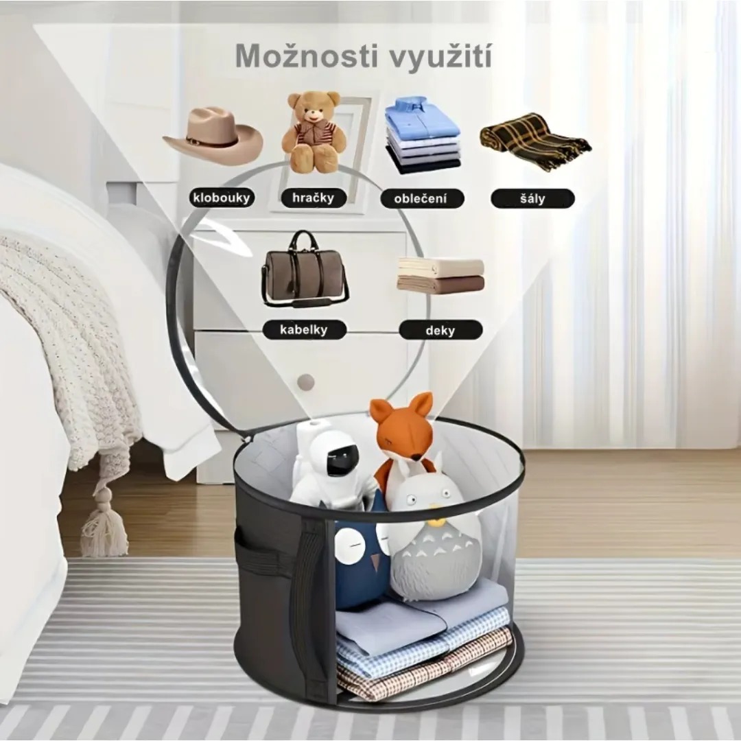 Gaira® Obal na klobouky 70840, Barva šedá