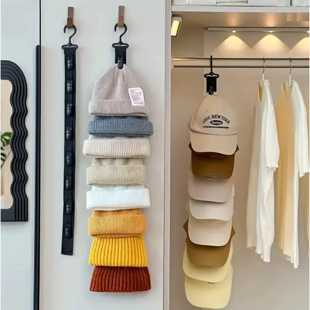 Gaira® Držák na kšiltovky a klobouky 70855, Barva černá