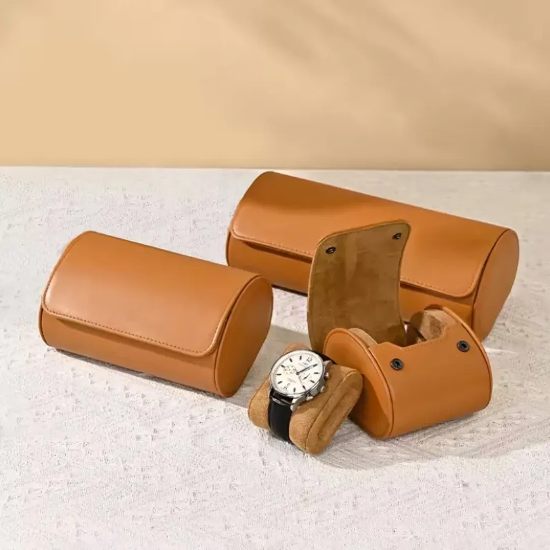 Gaira® Pouzdro na hodinky 2331, Barva světle hnědá