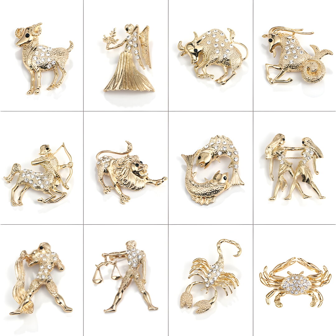 Gaira® Brož Zodiac 340023, Znamení zvěrokruhu Štír