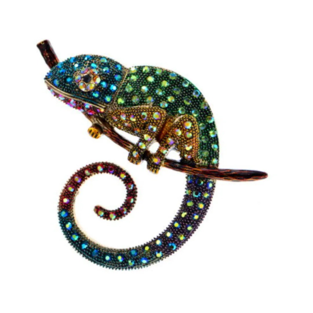 Gaira® Brož Chameleón 340057, Barva fialová