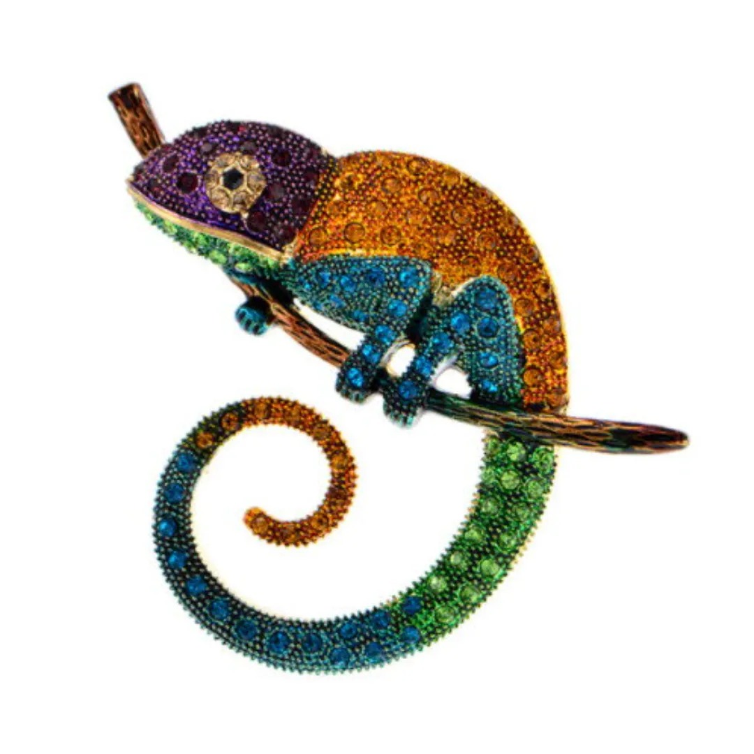 Gaira® Brož Chameleón 340057, Barva fialová