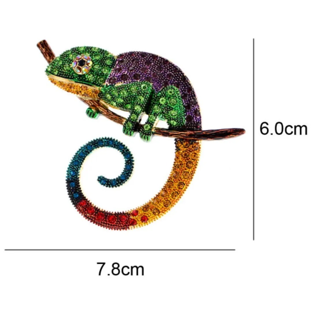 Gaira® Brož Chameleón 340057, Barva fialová