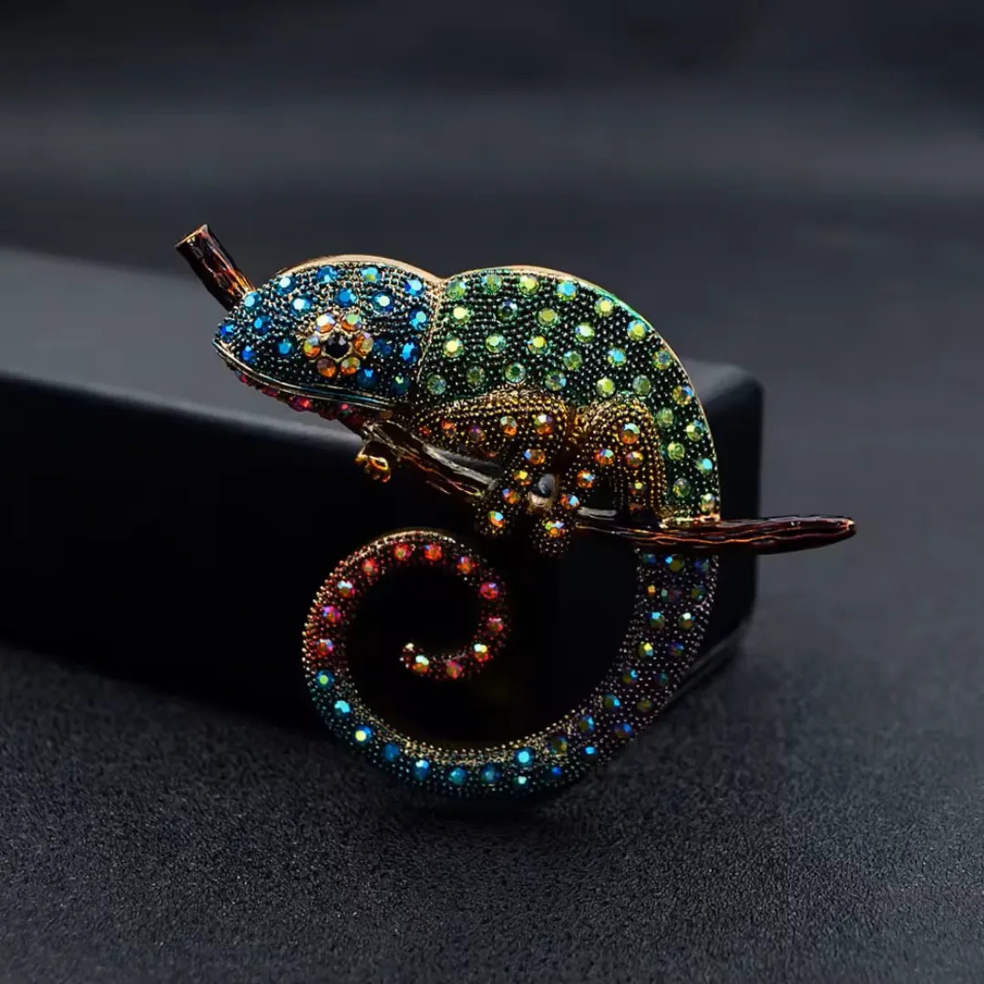 Gaira® Brož Chameleón 340057, Barva fialová