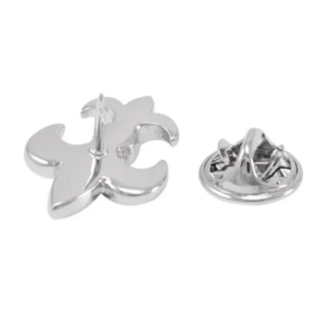 Gaira® Brož do klopy Lilie 352380, Barva stříbrná