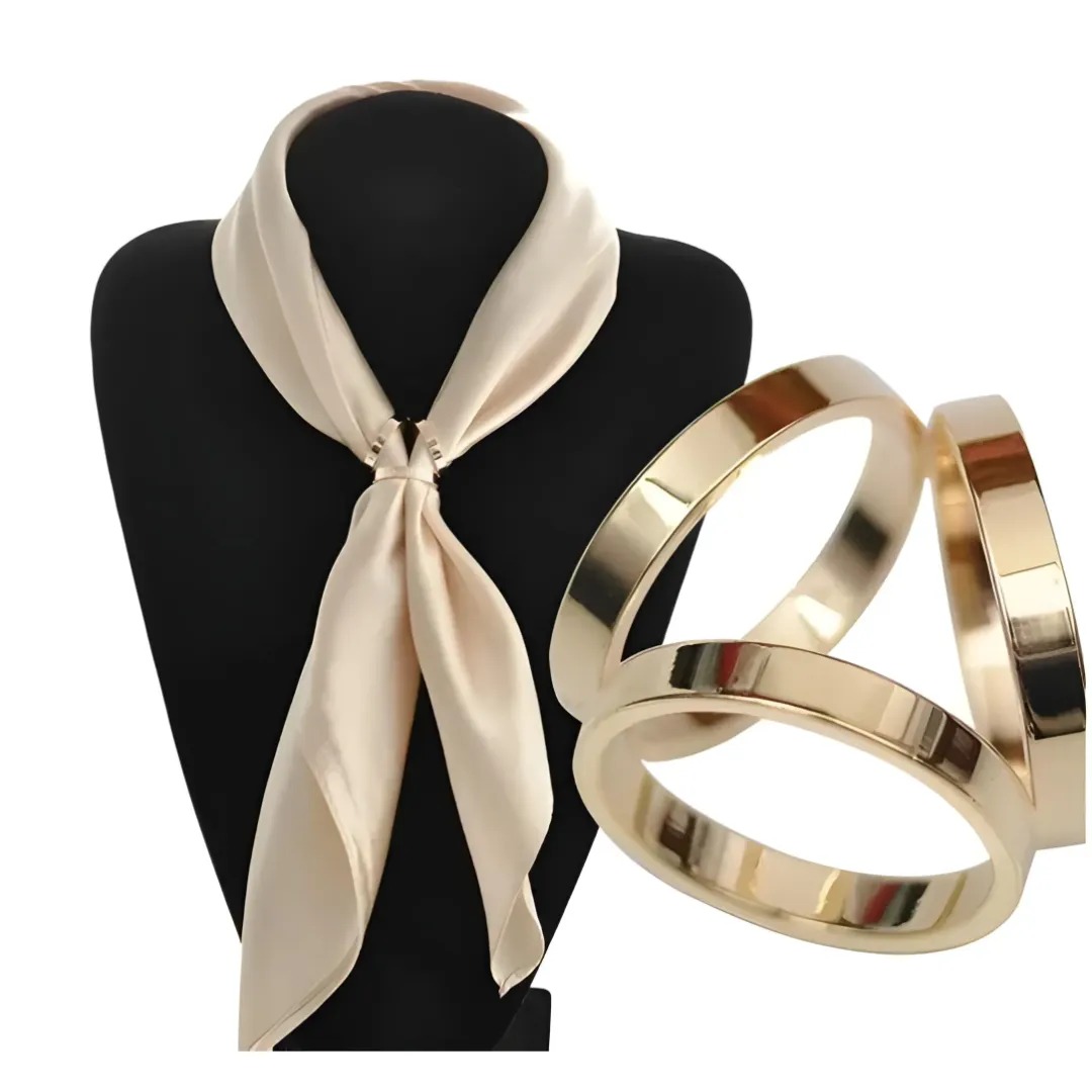 Gaira® Spona na šátek 36457, Barva rose-gold