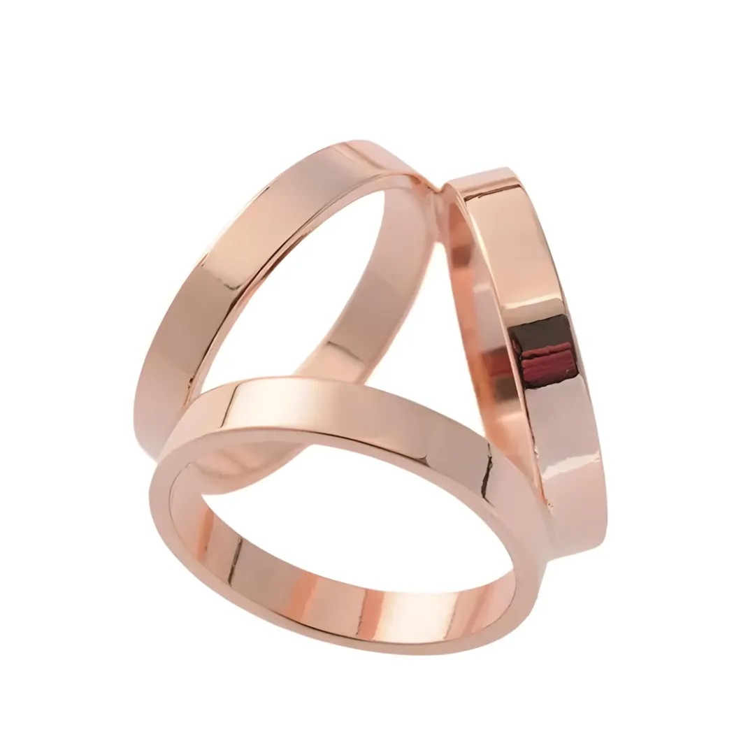 Gaira® Spona na šátek 36457, Barva rose-gold