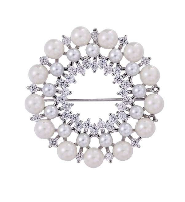 Gaira® Brož Pearls 312065 Silver