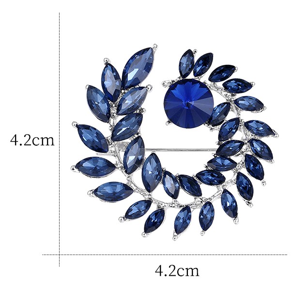 Gaira® Brož Květ 312545, Barva modrá