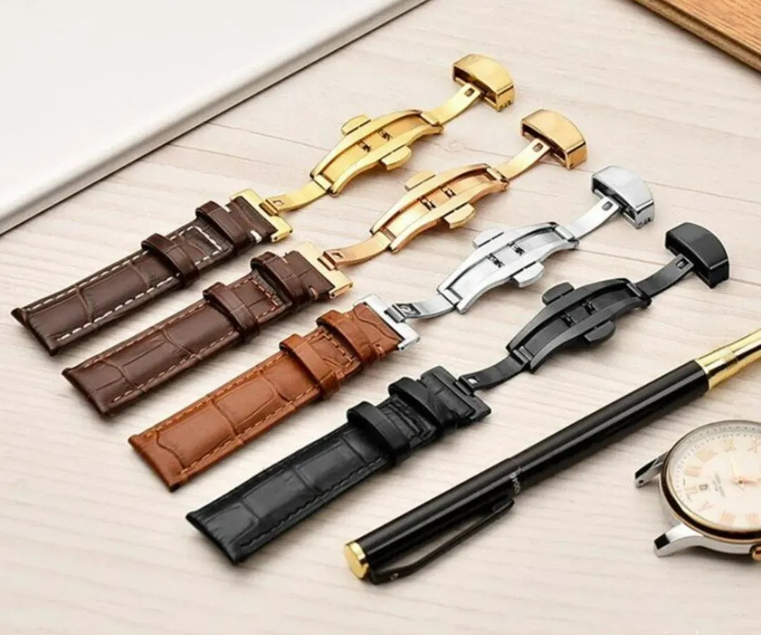 Gaira® Řemínek na hodinky 3222G černý, Šířka řemínku 20 mm