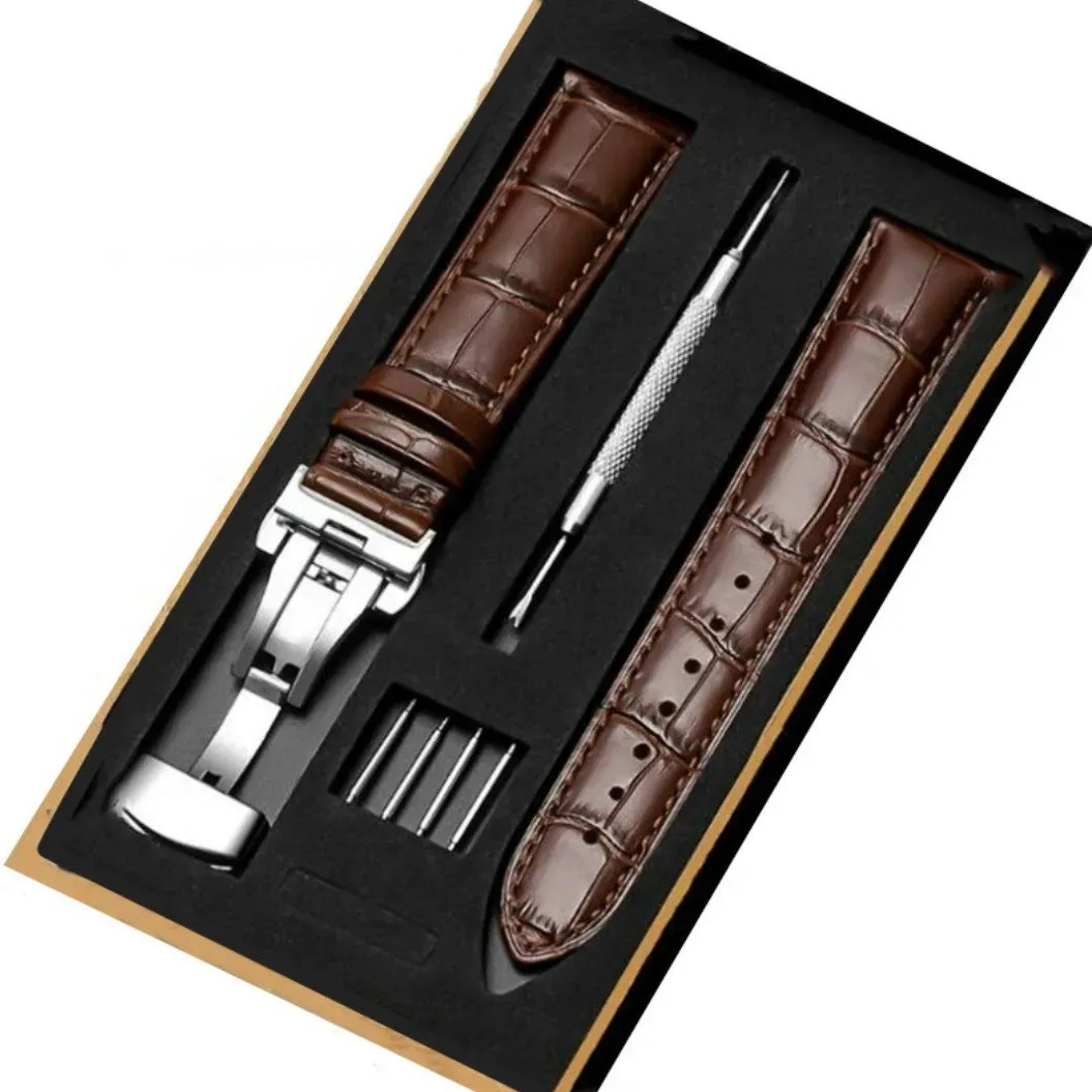 Gaira® Řemínek na hodinky 3222G černý, Šířka řemínku 20 mm