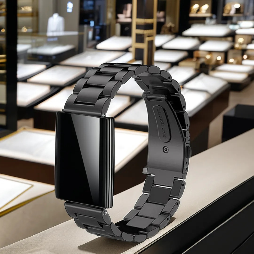 Gaira® Řemínek na hodinky 3304 černý, Šířka řemínku 18 mm