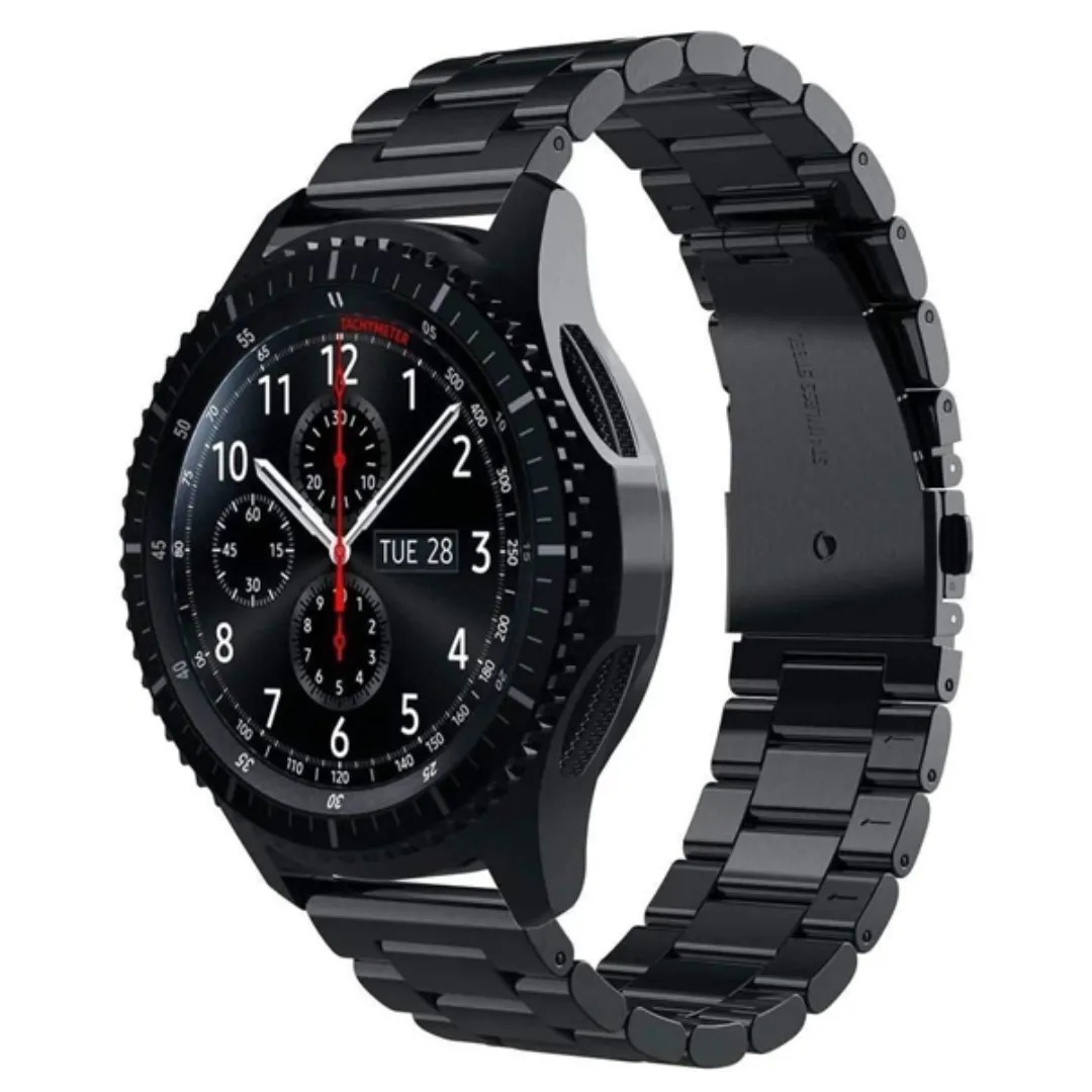 Gaira® Řemínek na hodinky 3304 černý, Šířka řemínku 18 mm