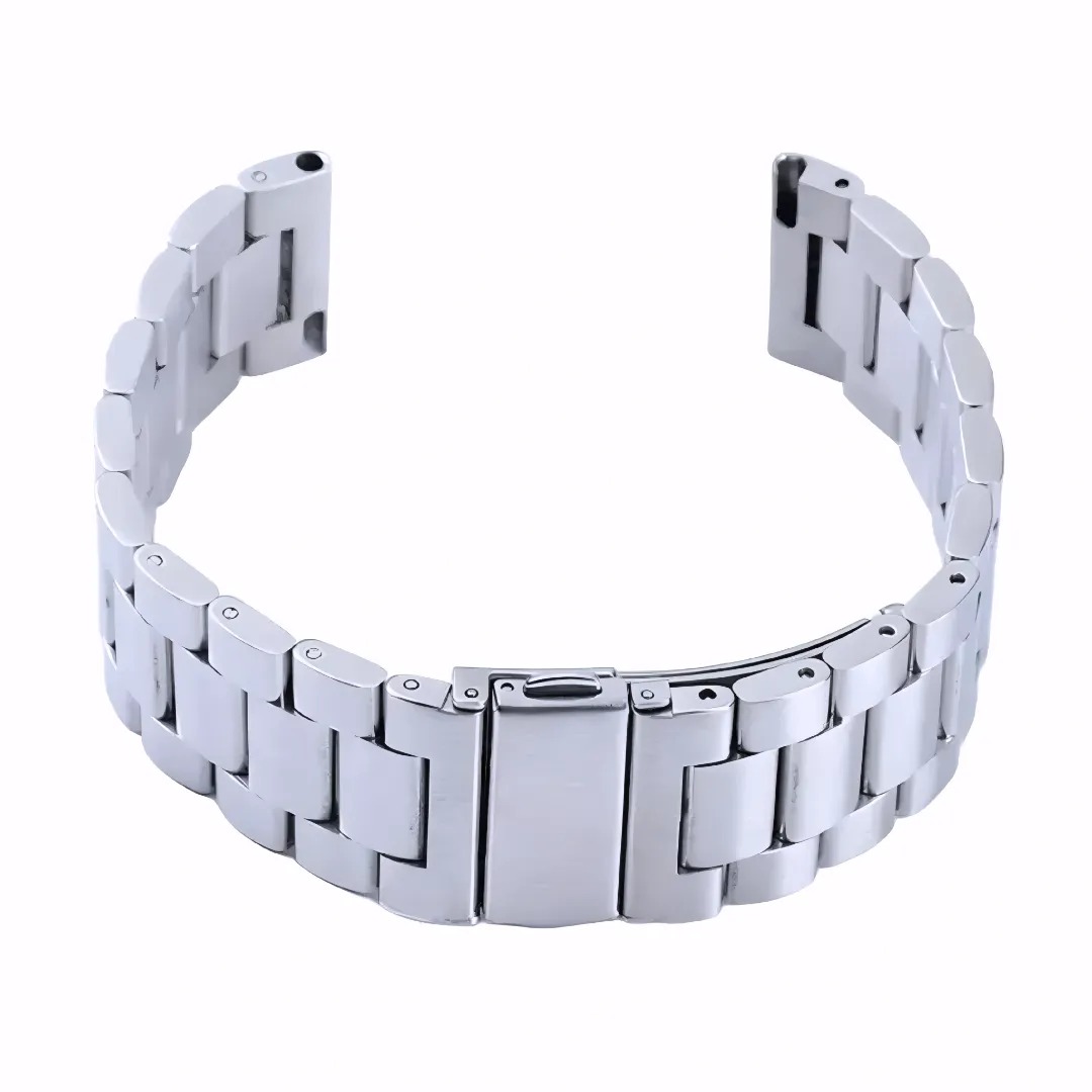 Gaira® Řemínek na hodinky 3304 stříbrný, Šířka řemínku 18 mm