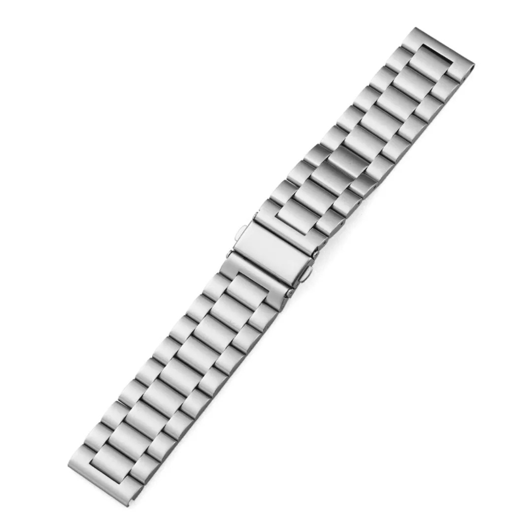 Gaira® Řemínek na hodinky 3304 stříbrný, Šířka řemínku 18 mm