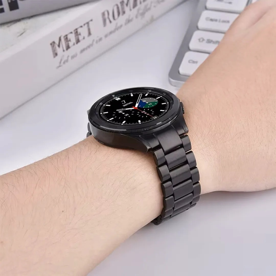 Gaira® Řemínek na hodinky 3304 černý, Šířka řemínku 18 mm