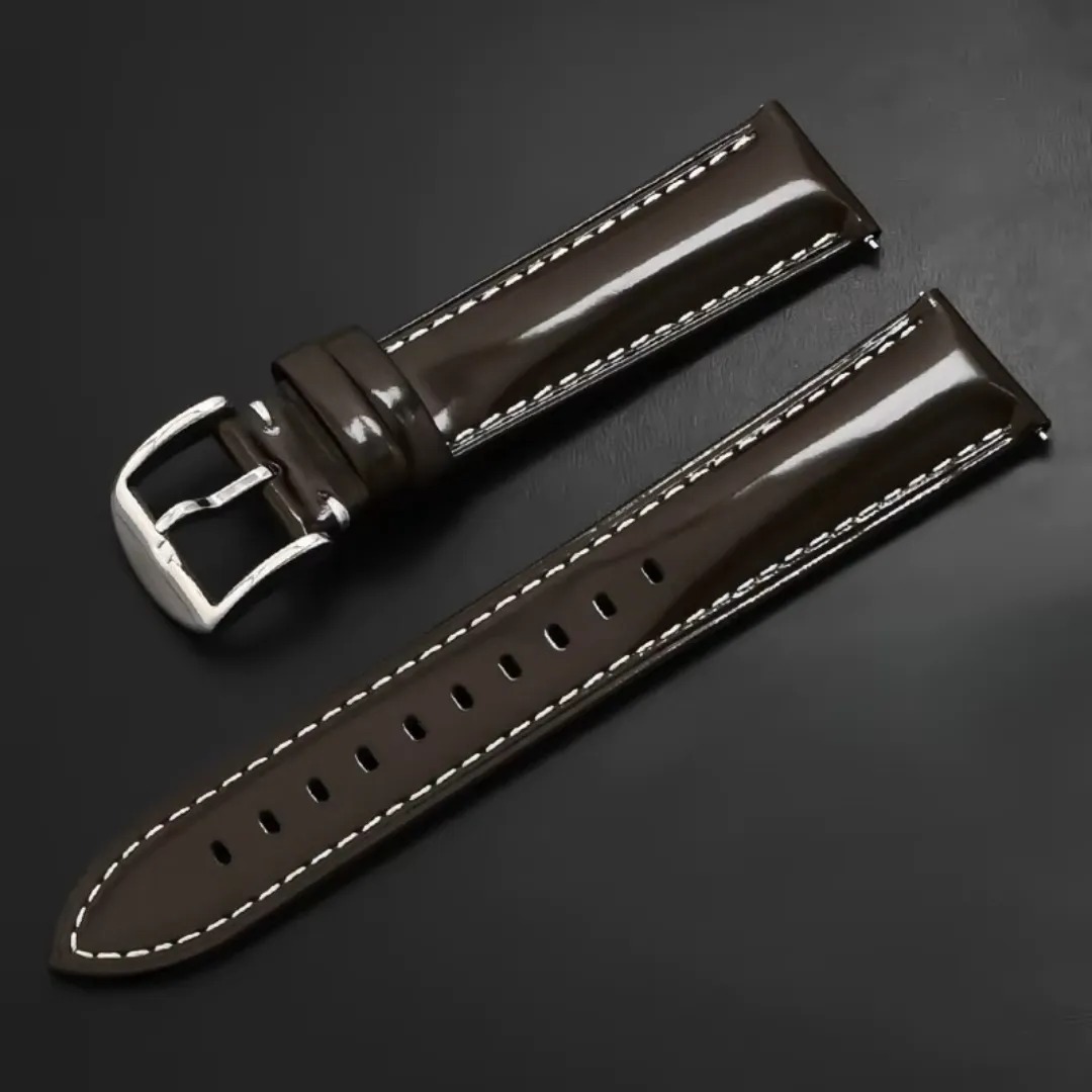 Gaira® Řemínek na hodinky 3323 tmavě hnědý, Šířka řemínku 20 mm
