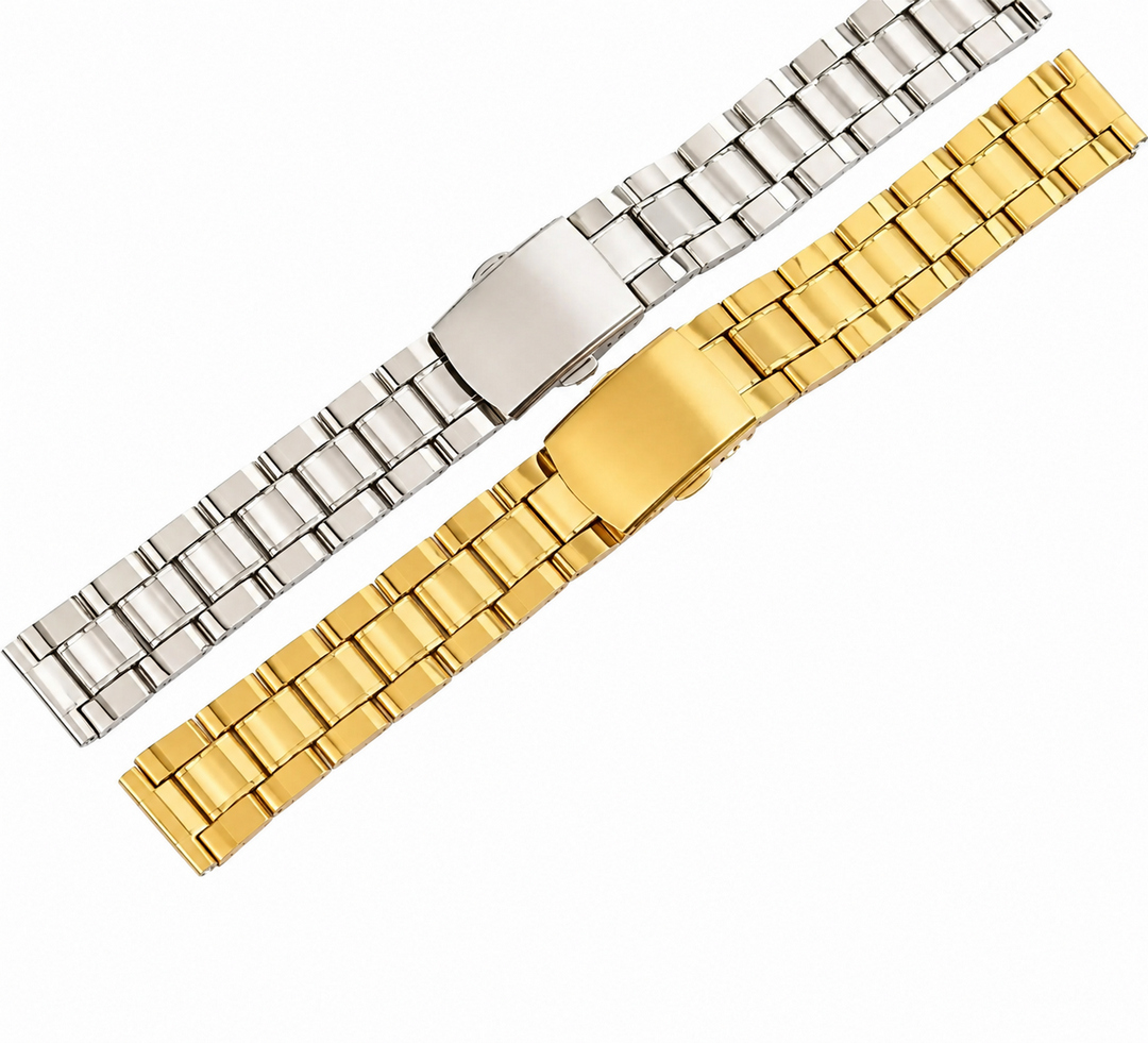 Gaira® Řemínek na hodinky 3312 Silver, Šířka řemínku 22 mm