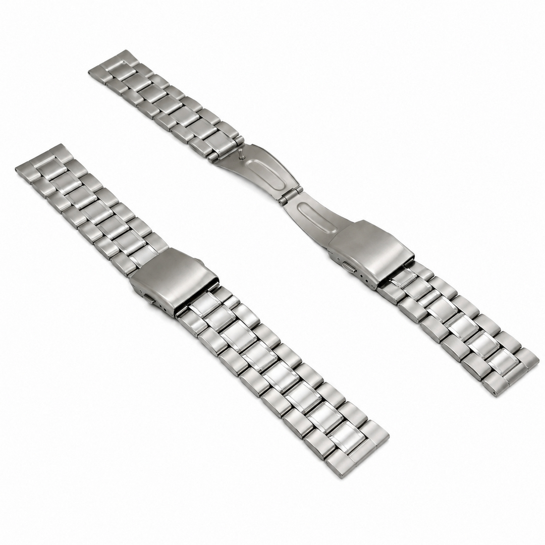 Gaira® Řemínek na hodinky 3312 Silver, Šířka řemínku 22 mm
