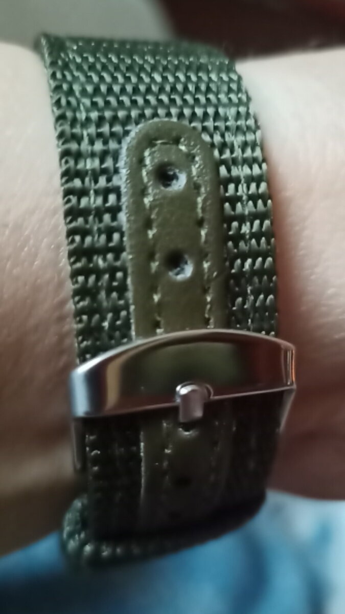 Gaira® Řemínek na hodinky Army 3320 zelený, Šířka řemínku 20 mm