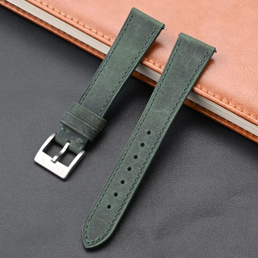 Gaira® Řemínek na hodinky 3413 zelený, Šířka řemínku 22 mm