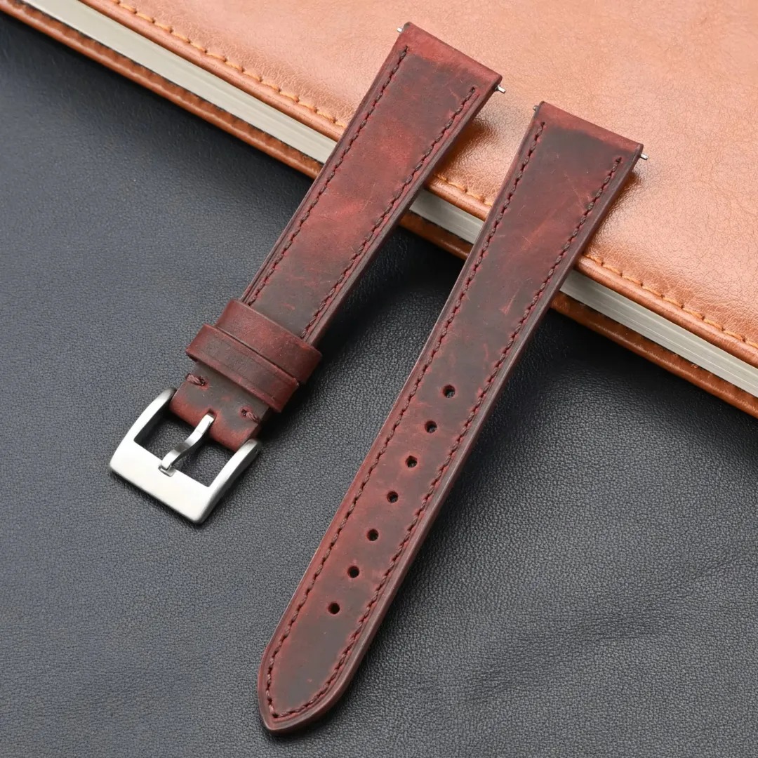 Gaira® Řemínek na hodinky 3413 červený, Šířka řemínku 20 mm