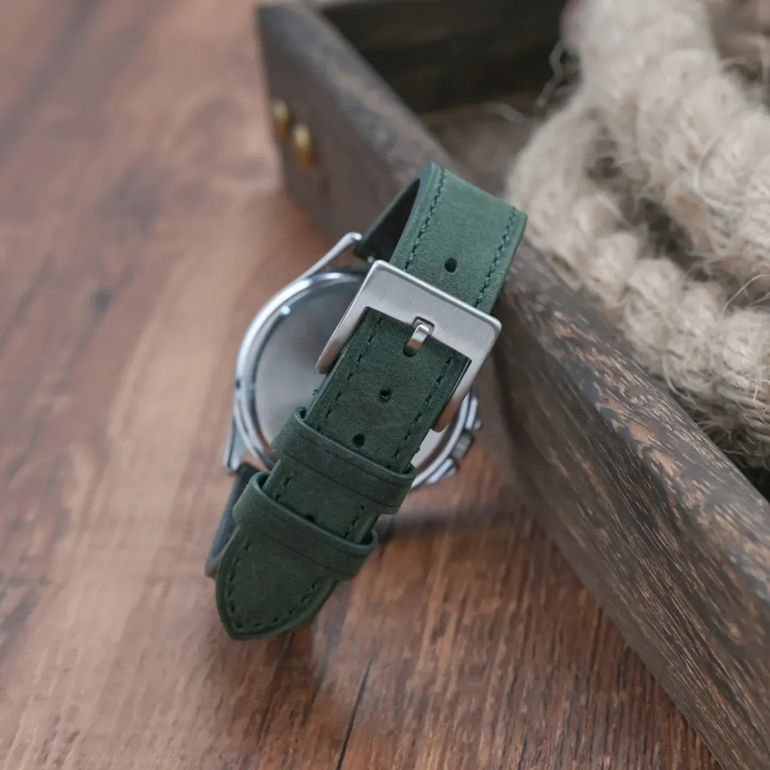 Gaira® Řemínek na hodinky 3413 zelený, Šířka řemínku 22 mm