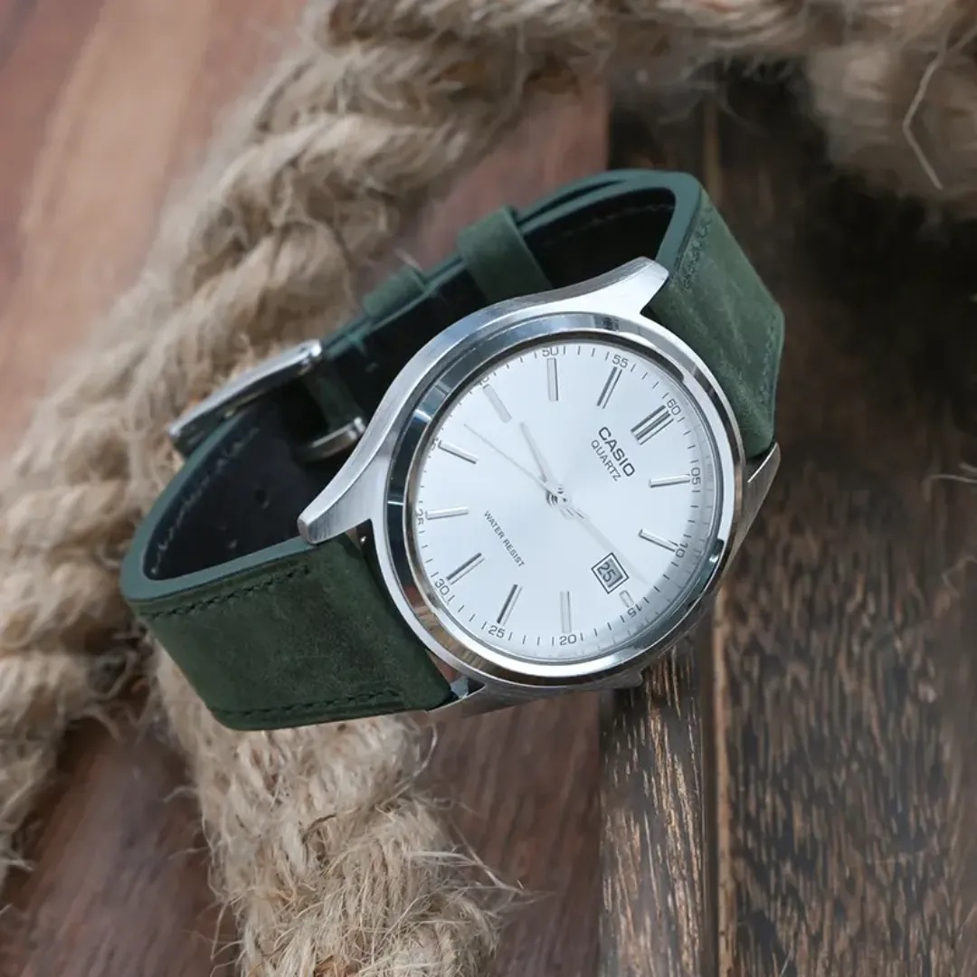 Gaira® Řemínek na hodinky 3413 zelený, Šířka řemínku 22 mm