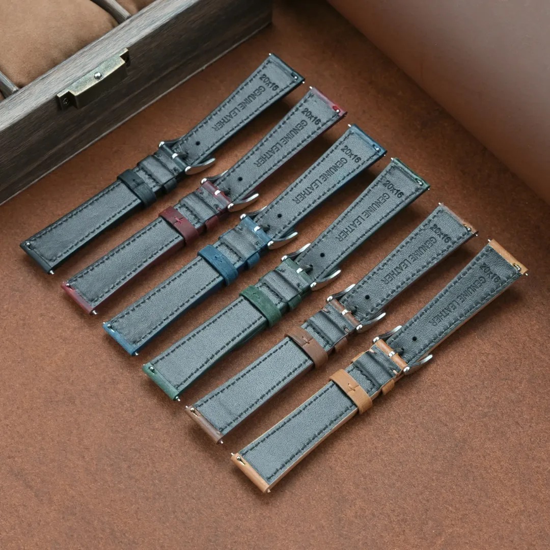 Gaira® Řemínek na hodinky 3413 červený, Šířka řemínku 20 mm