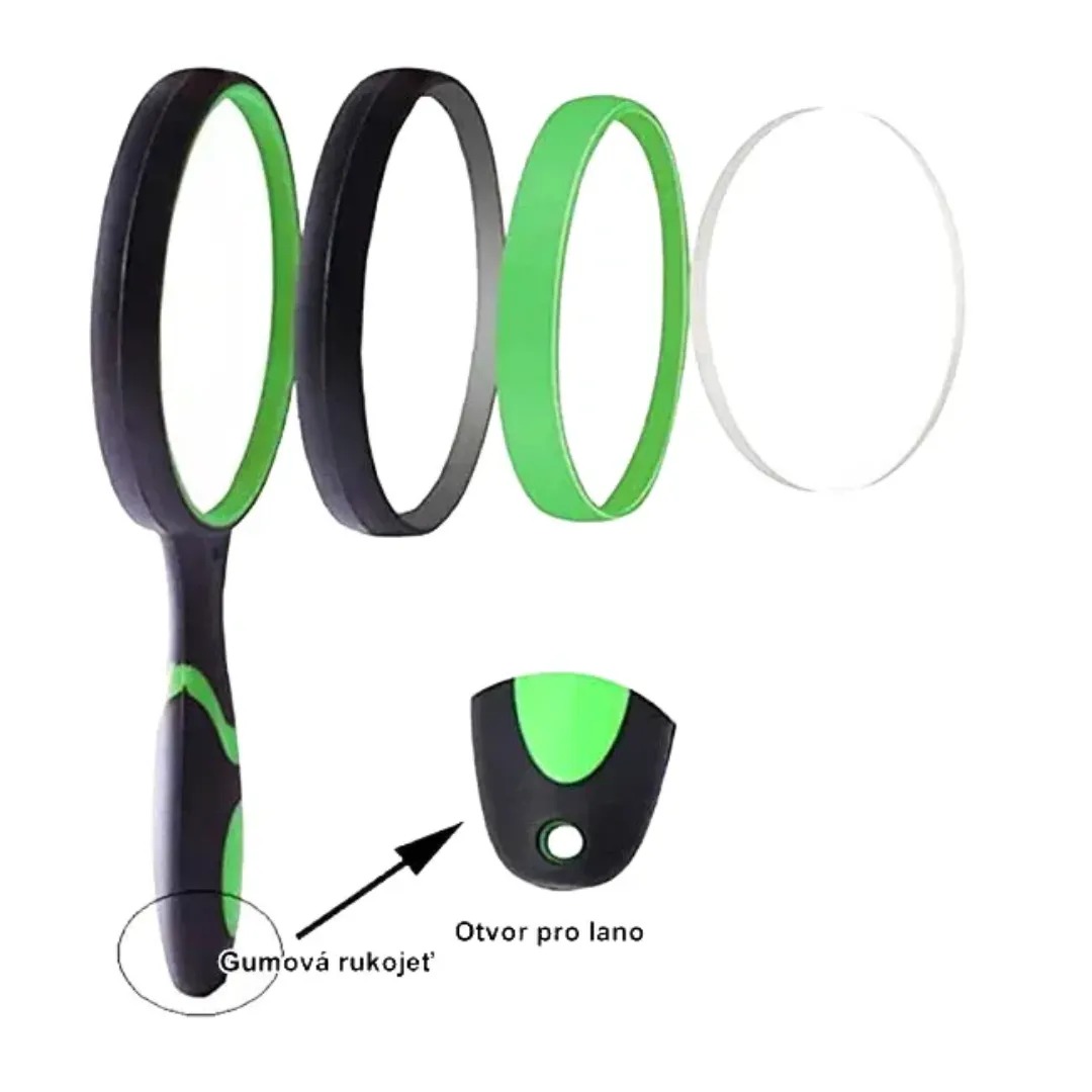 Gaira® Lupa M223 Zelená 10x, Průměr lupy 64 mm