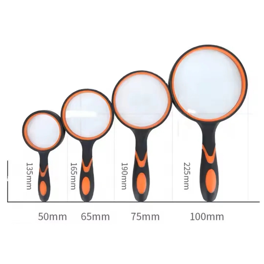 Gaira® Lupa M223 Žlutá 10x, Průměr lupy 75 mm