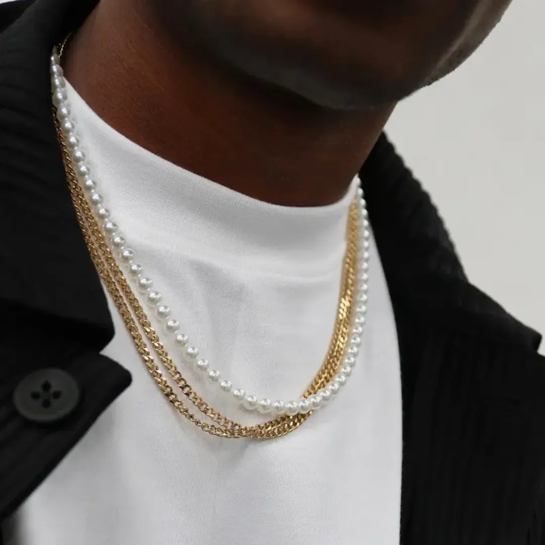 Gaira® Náhrdelník White pearls 3150, Velikost perel 8 mm