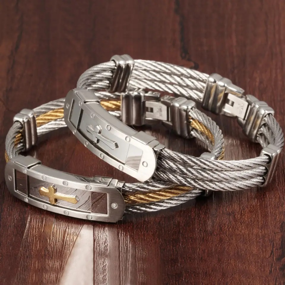 Gaira® Náramek Křížek 3004-23