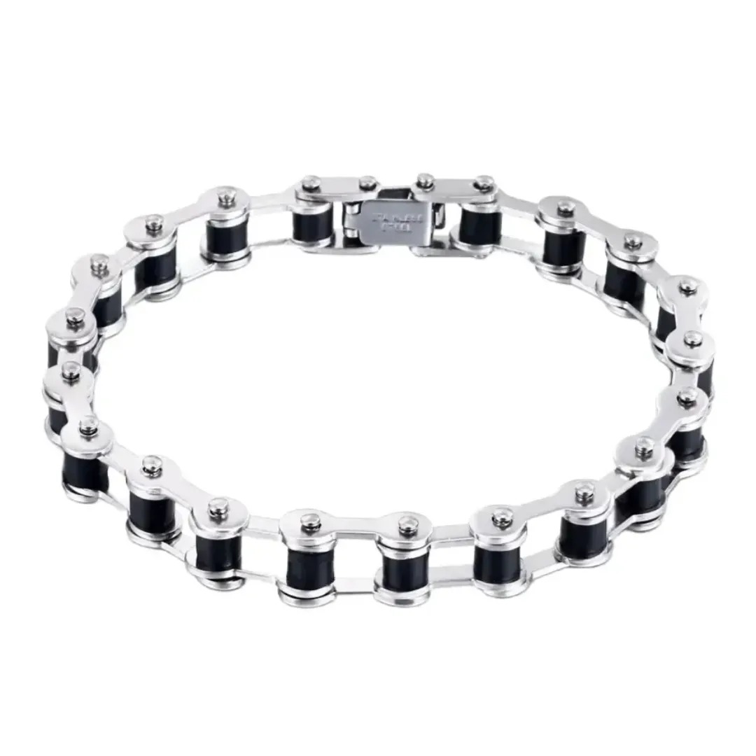 Gaira® Moto náramek 30082, Barva ocelová