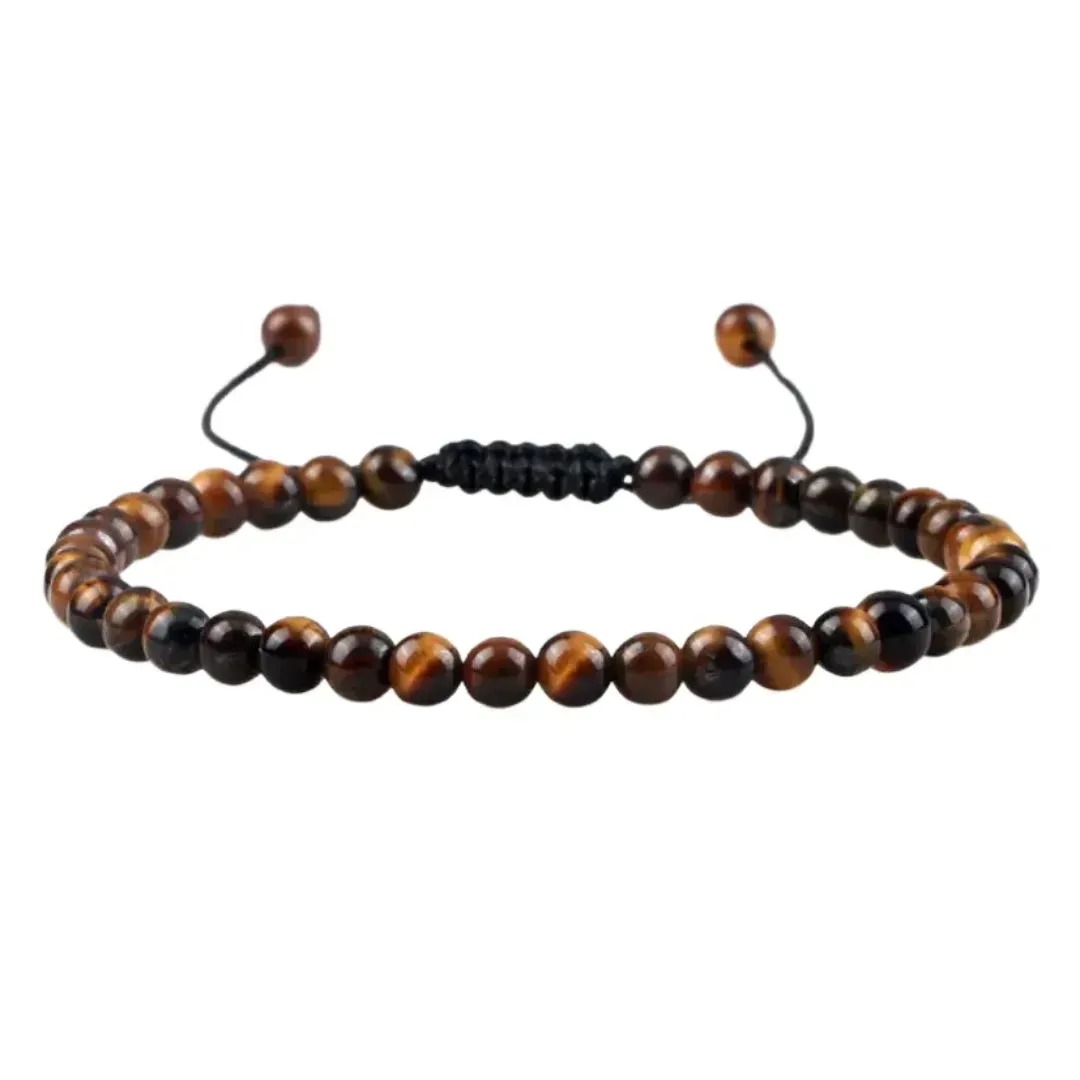 Gaira® Náramek Tygří oko 3127, Velikost perel 8 mm