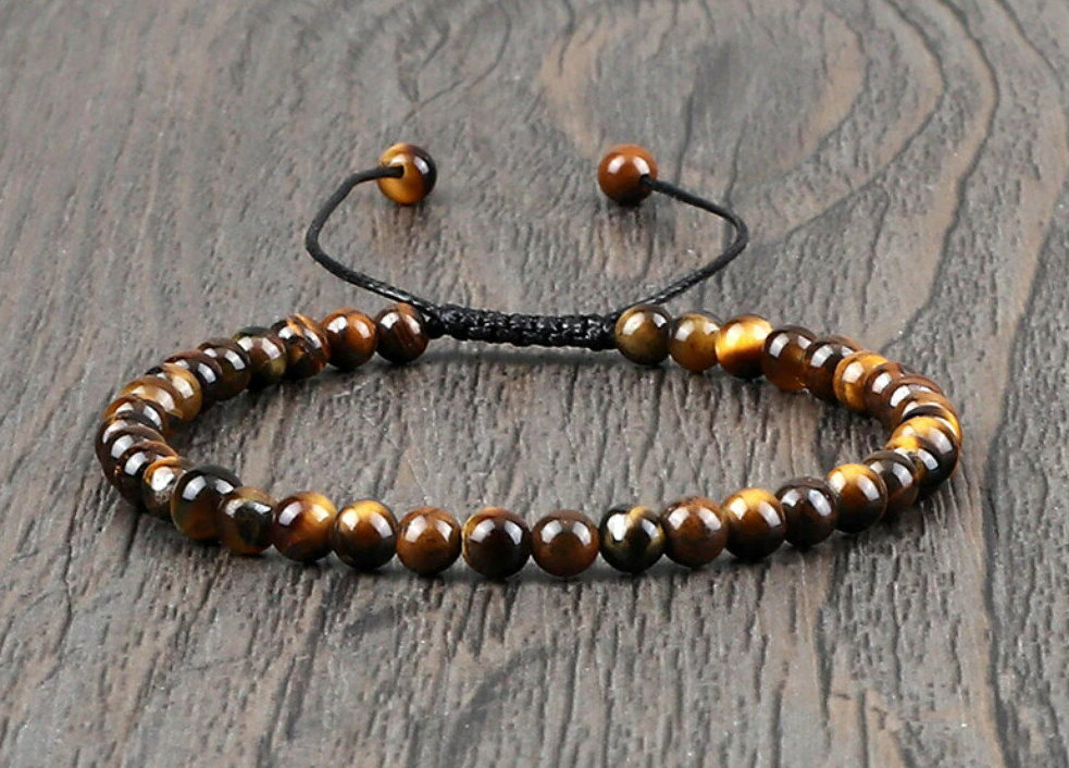 Gaira® Náramek Tygří oko 3127, Velikost perel 8 mm