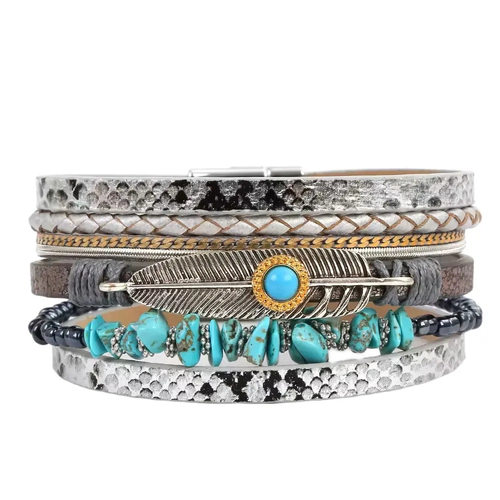 Gaira® Náramek Boho 3157, Barva černá