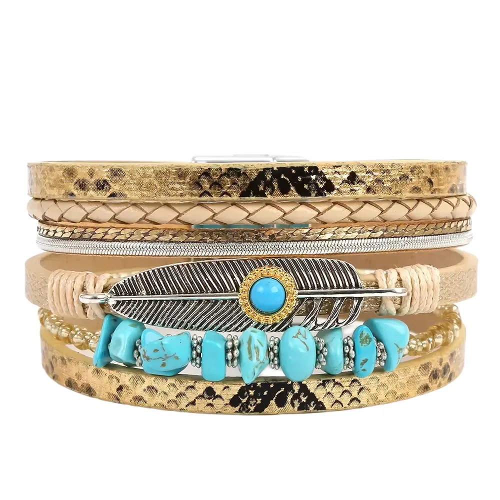 Gaira® Náramek Boho 3157, Barva černá
