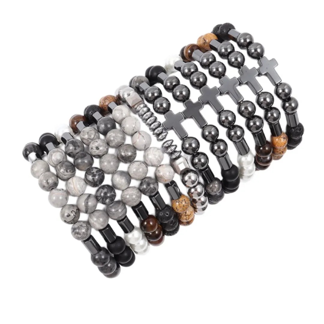 Gaira® Náramek Cross 3229, Materiál Tygří oko