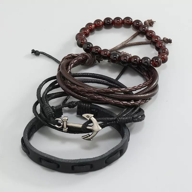 Gaira® Kožený náramek Anchor 3311-15