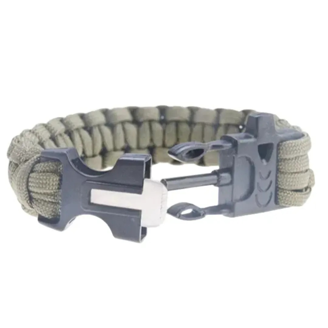 Gaira® Náramek Survivor 3379, Barva černá