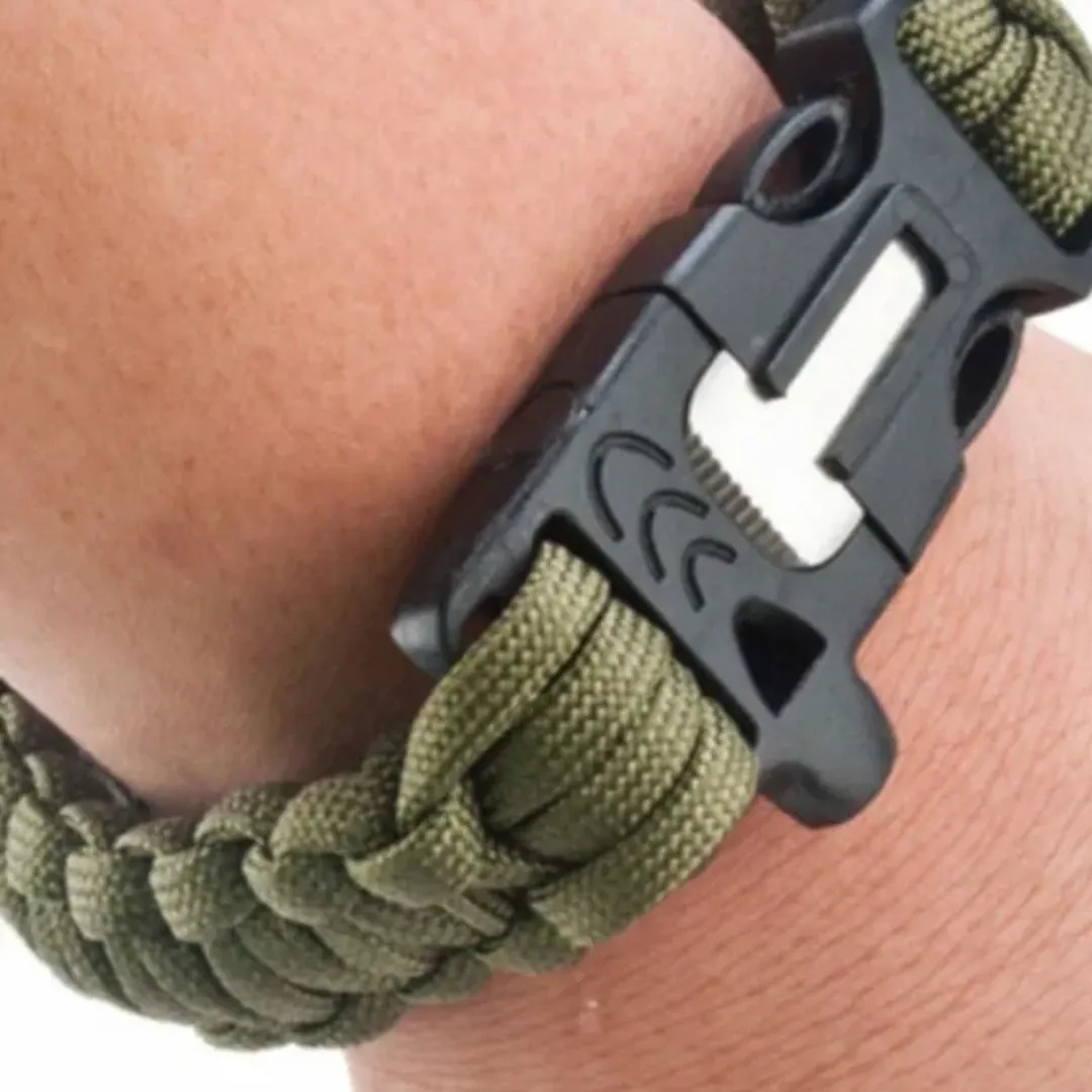 Gaira® Náramek Survivor 3379, Barva černá