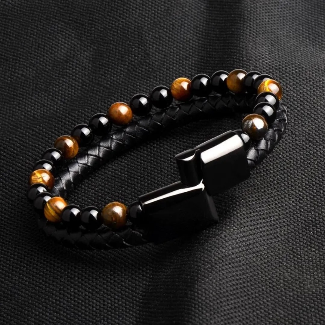 Gaira® Náramek Stones 3883, Materiál Láva přírodní