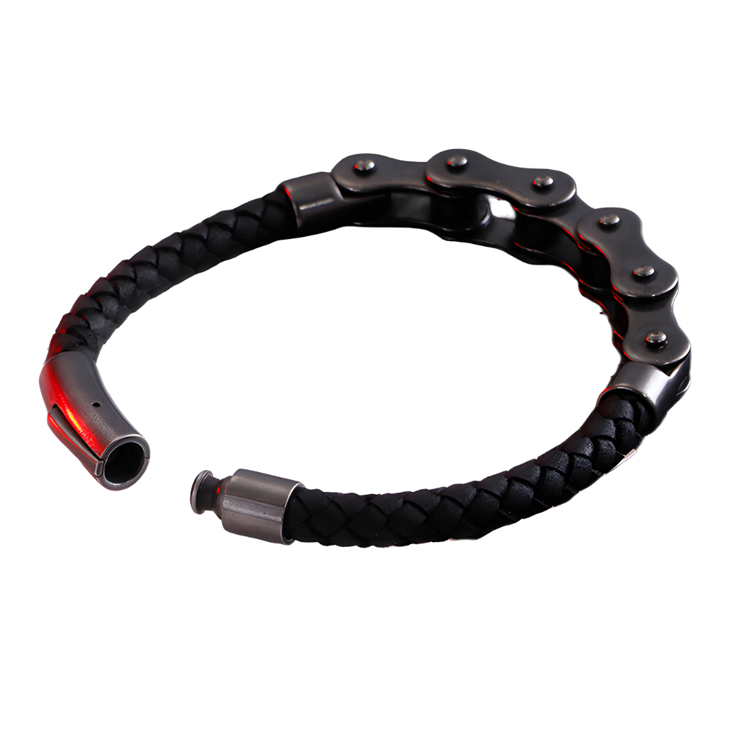 Gaira® Kožený náramek Chain 31507-10