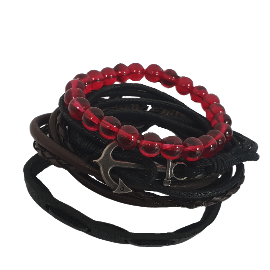 Gaira® Kožený náramek Anchor 3311-15
